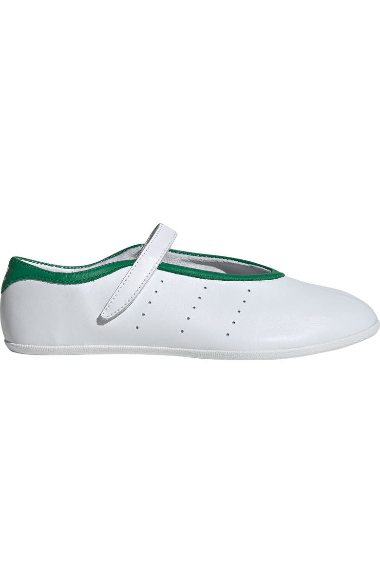adidas Stan Smith Lo Ballet Sneaker, Alternate, color, Ftwr White/ Ftwr White/ Green