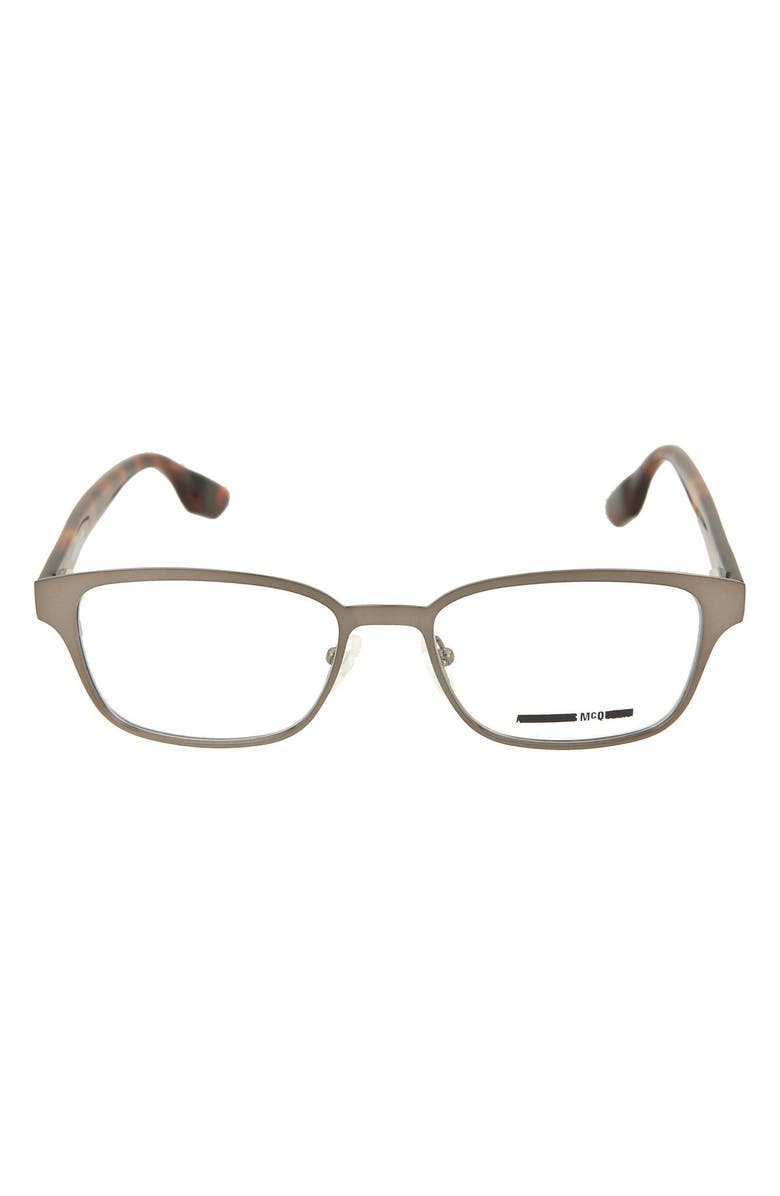 MCQ by Alexander McQueen 52mm Square Optical Frames, Main, color,
