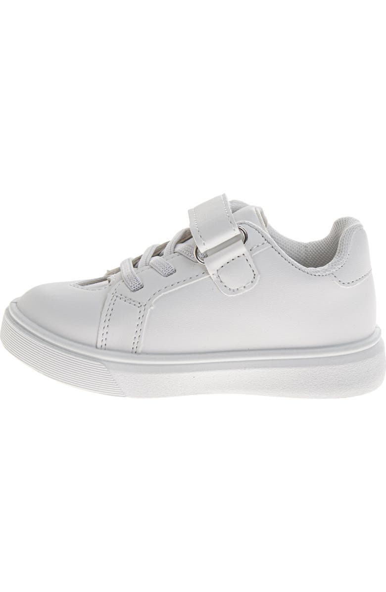 Kensie Girl Sneaker Girls, Alternate, color, White/Silver