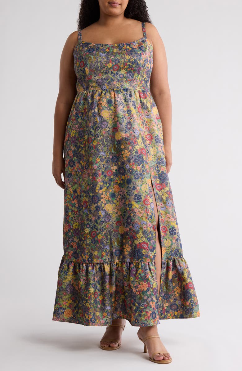 Hutch Flounce Hem Organza Gown, Main, color, 