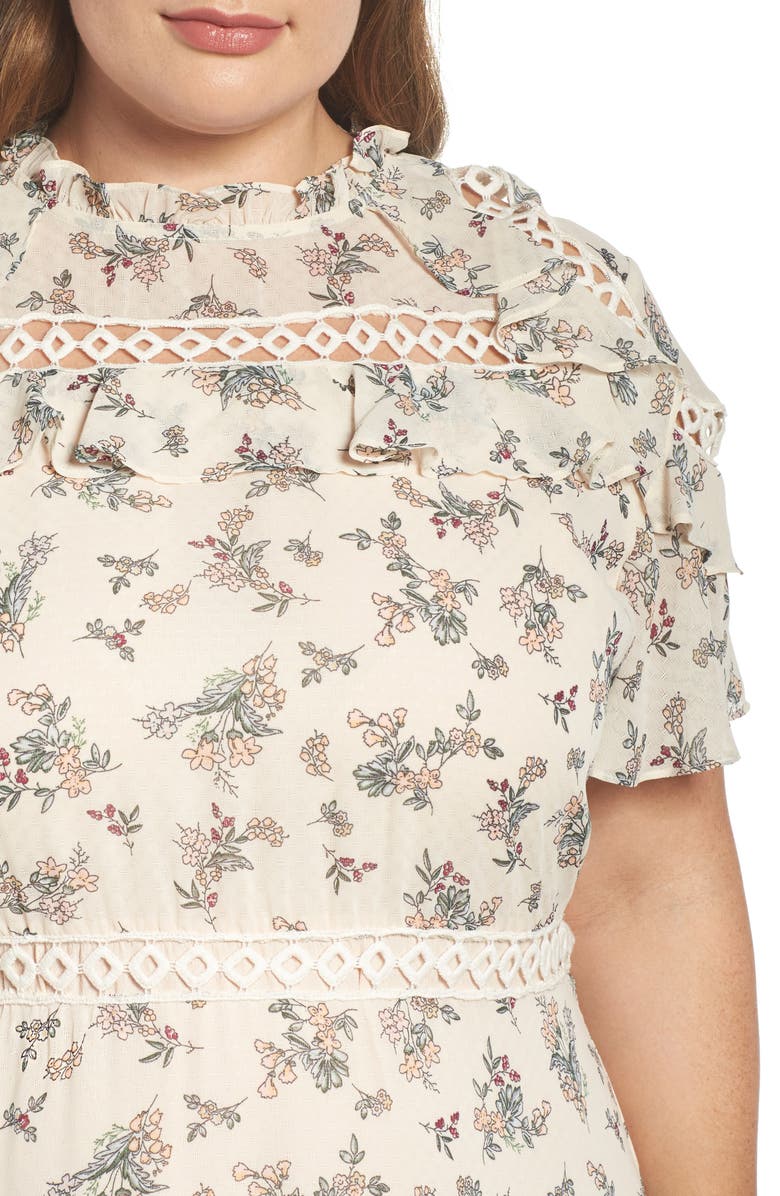 Glamorous Print Ruffle Dress, Alternate, color, 