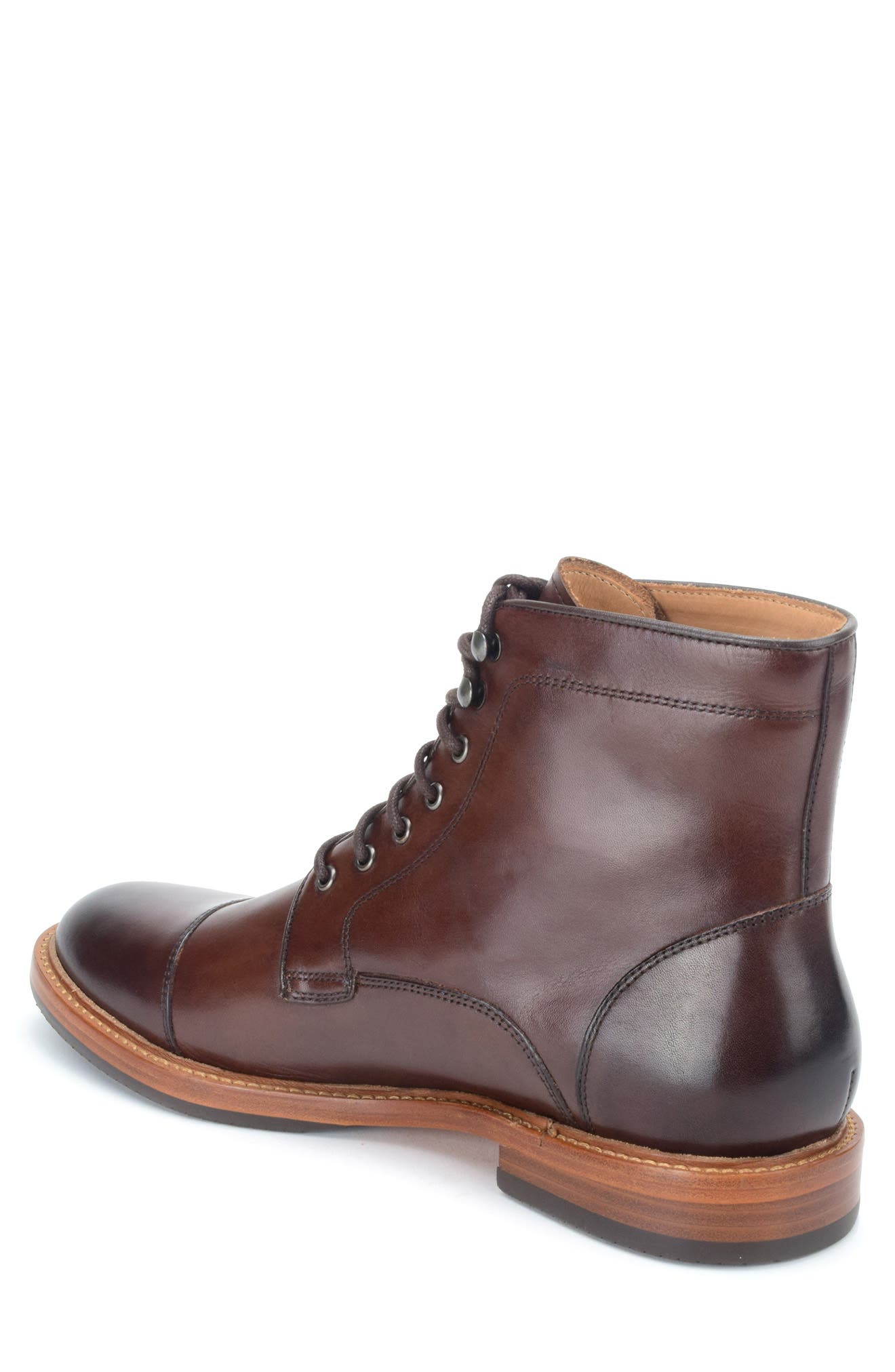 Warfield & Grand Ballast Cap Toe Lace-Up Boot, Alternate, color, Clove