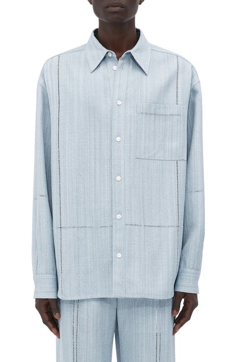 Oversize Button-Up Shirt