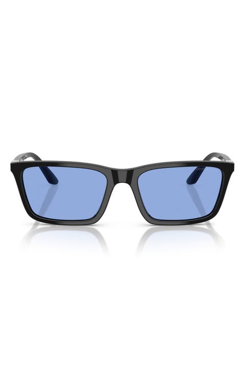 55mm Rectangle Sunglasses