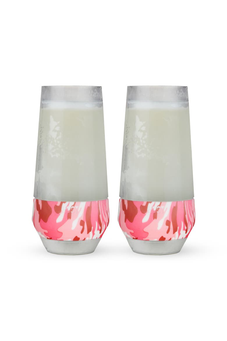 Champagne FREEZE Cooling Cup Set of 2, Main, color, Pink Camo