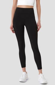 RM Rebecca Minkoff High Waist Mesh Panel Crop Leggings