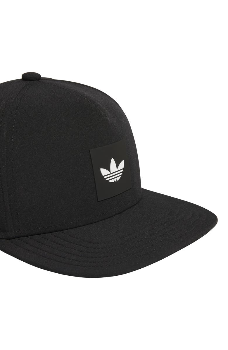 adidas Floatie Trefoil Snapback Baseball Cap, Alternate, color, Black/ White