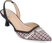 Journee Collection Nellia Slingback Pointed-Toe Pump