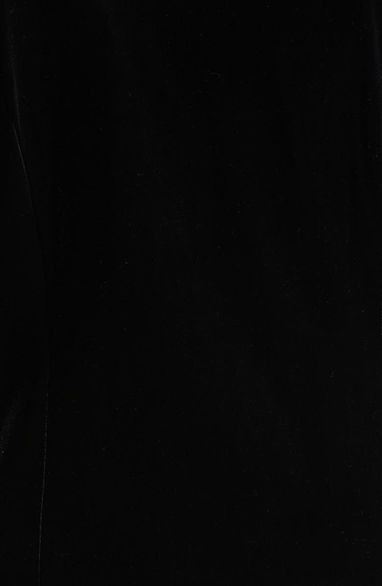 Alex Evenings Pleated Chiffon Sleeve Velvet Cardigan & Tank Set, Alternate, color, 