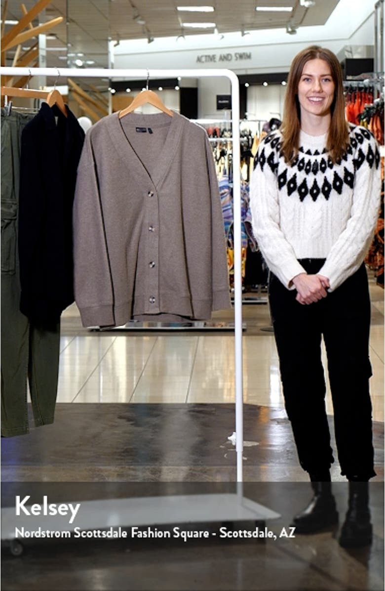 Longline V-Neck Cardigan, sales video thumbnail