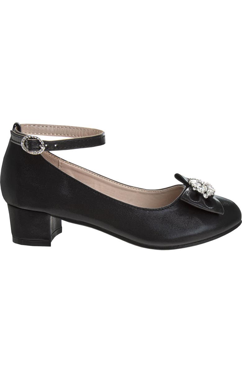 BADGLEY MISCHKA Girls' Low Heeled Dress Sandals., Alternate, color, Black