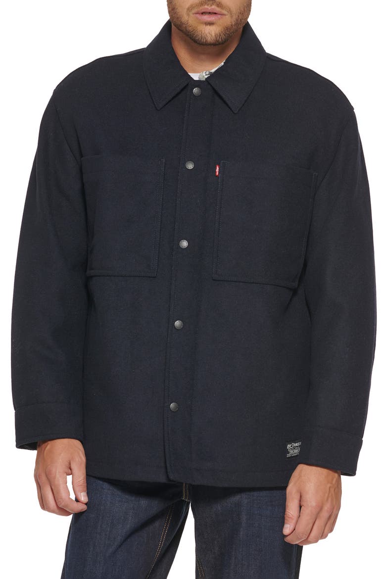 Levi’s® Modern Shirt Jacket, Alternate, color, NAVY