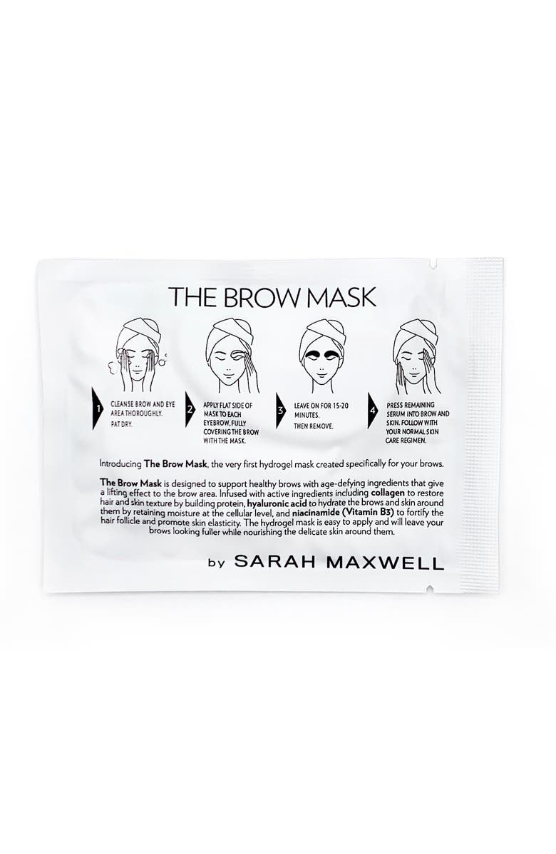 Sarah Maxwell Beauty THE BROW MASK Hydrogel Mask, Alternate, color, 5-Pack
