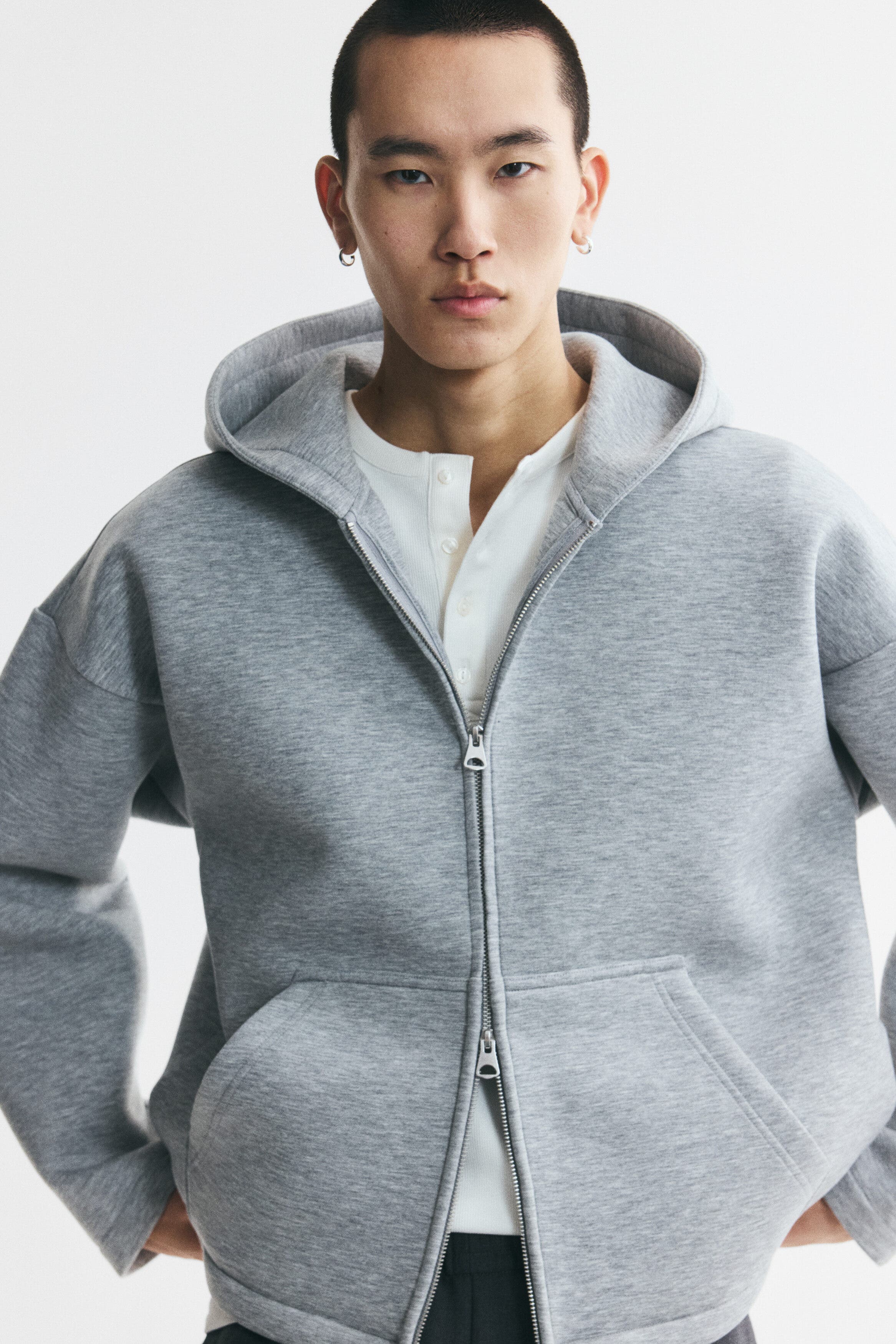 Light gray melange