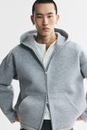 H&M Oversized Scuba Knit Hooded Jacket