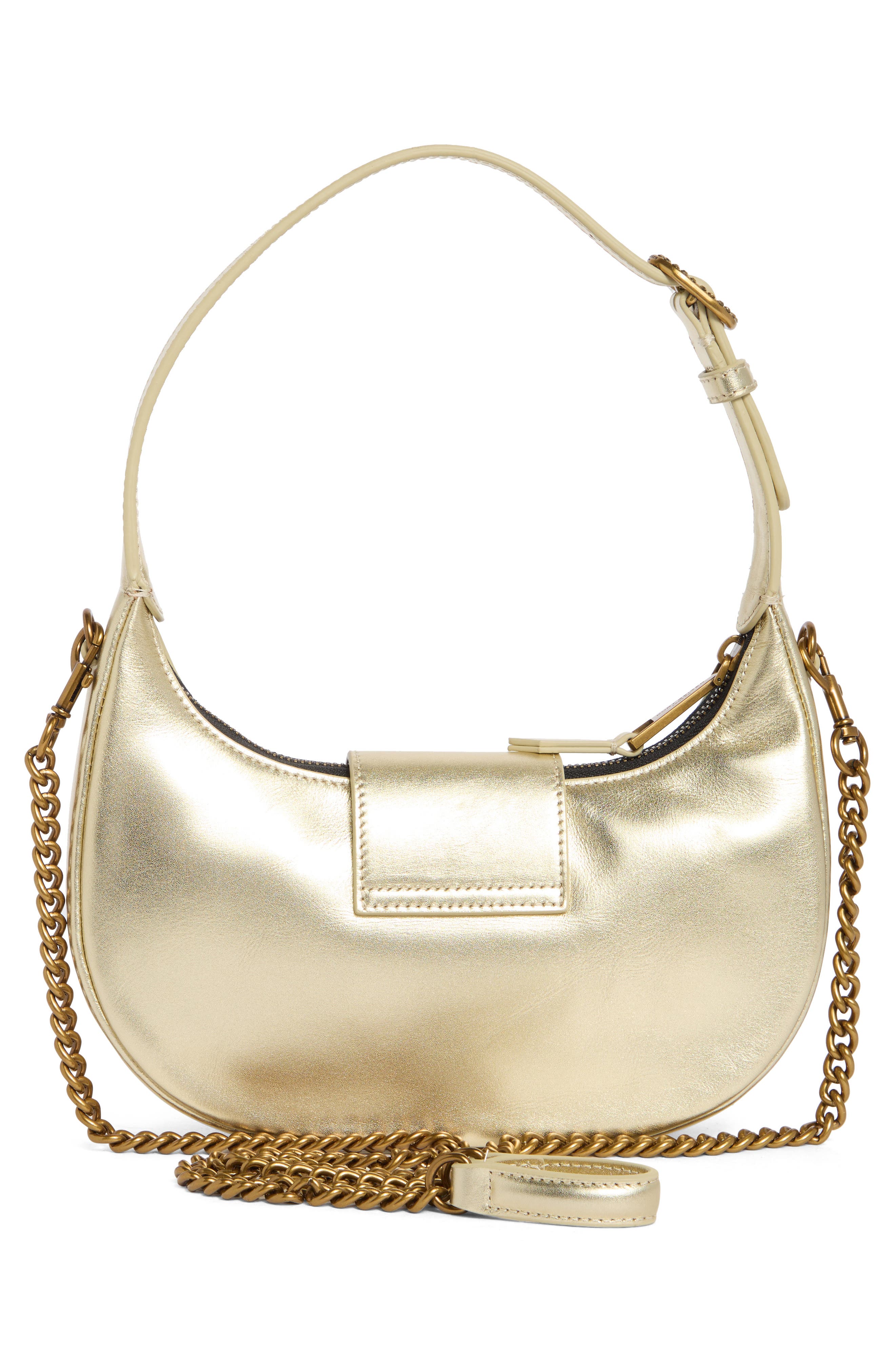 Kurt Geiger London Small Chelsea Hobo Shoulder Bag, Alternate, color, Gold