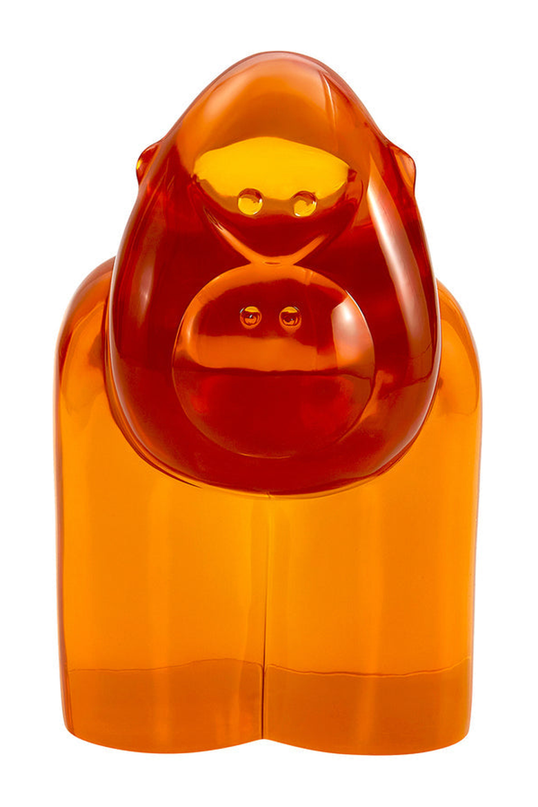 Acrylic Gorilla Sculpture, Main, color, Orange