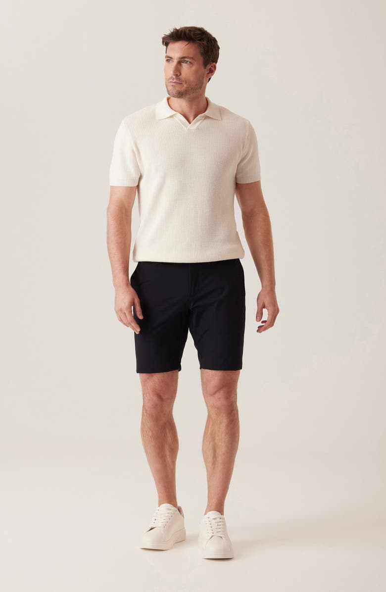 DEKE Oasis SST Techno Sateen Bermuda Shorts, Alternate, color, Black