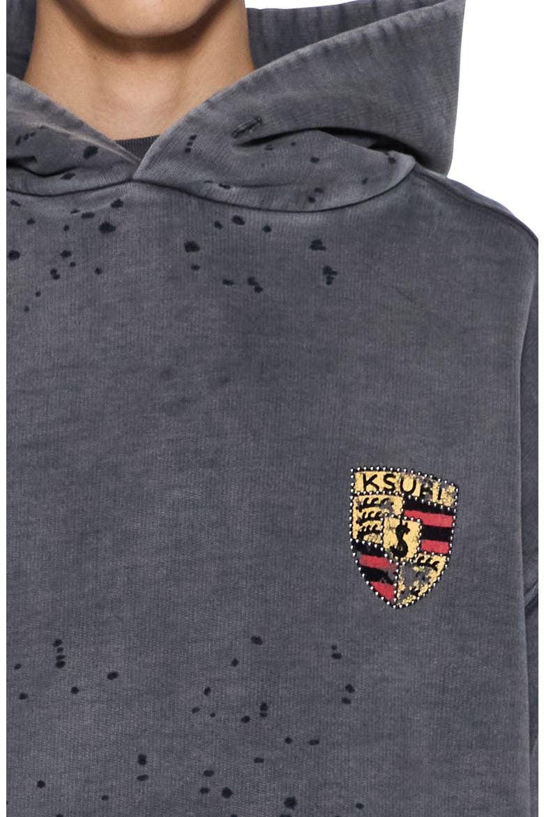Shield Ekcess Graphic Hoodie, Alternate, color, CHARCOAL