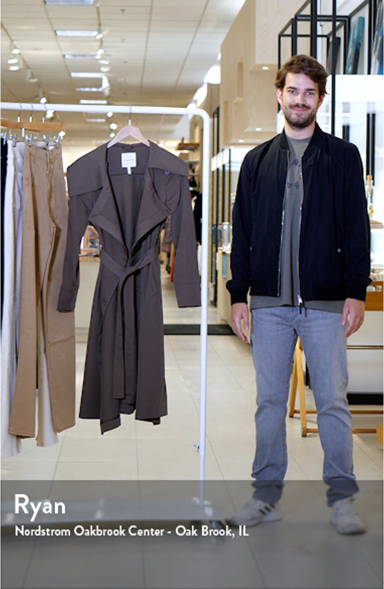 Belted Drape Trench Coat, sales video thumbnail