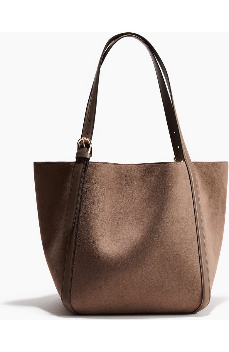 H&M Shopper, Main, color, Taupe