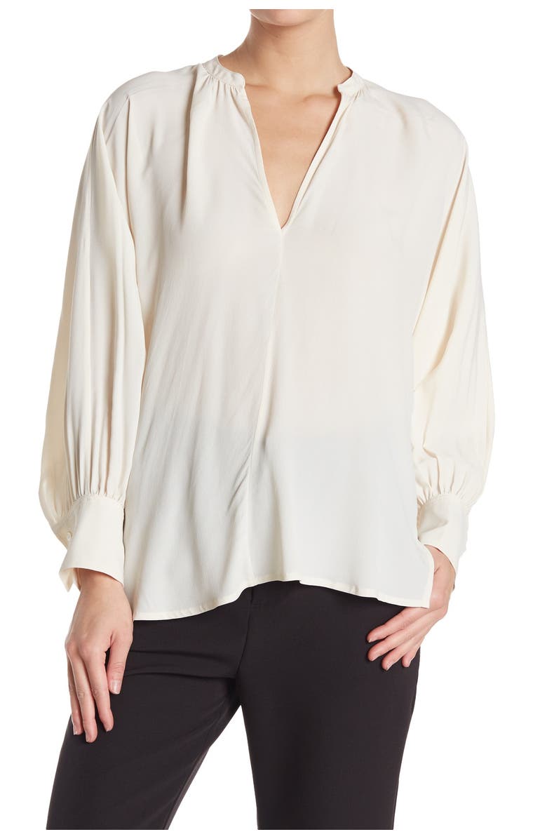 SEVENTY VENEZIA Split Neck Blouse, Main, color, 