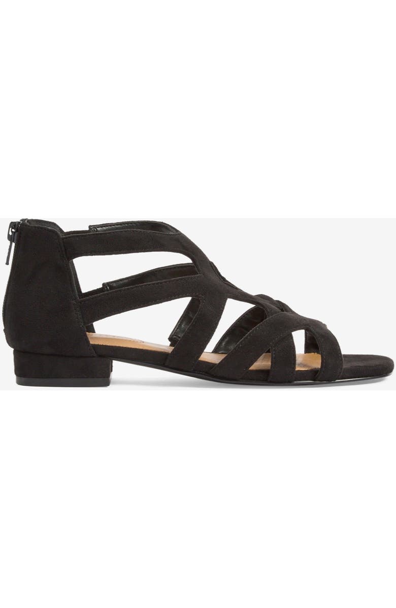 Comfortview The Lana Sandal, Alternate, color, Black