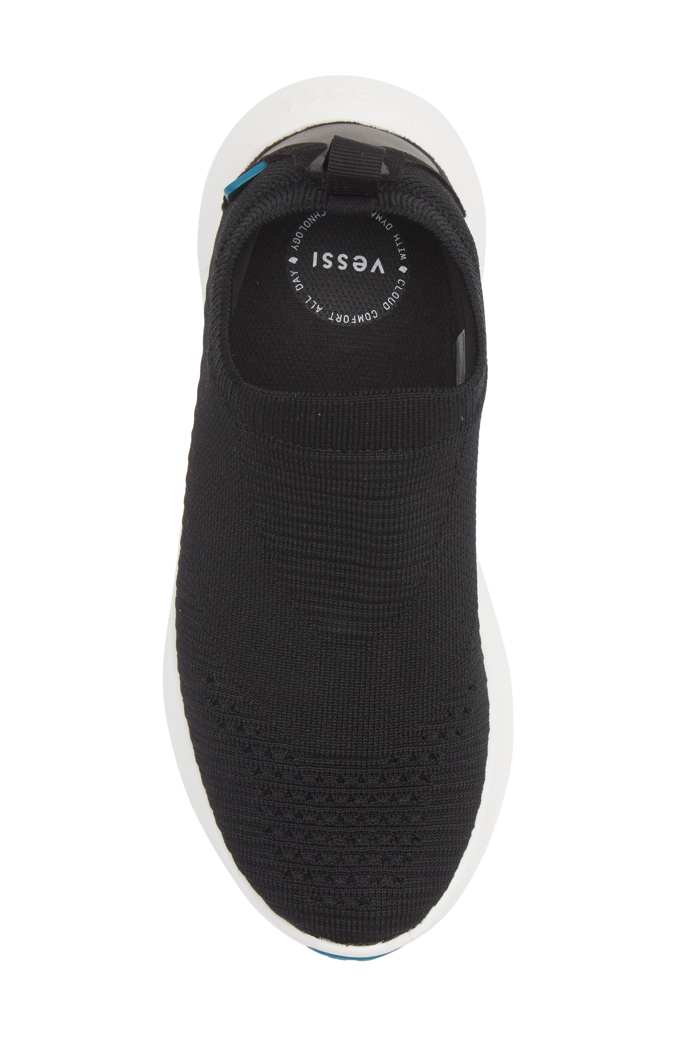 VESSI Everyday Knit Waterproof Slip On Sneaker, Alternate, color, 