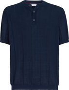 Brunello Cucinelli Henley collar T-shirt
