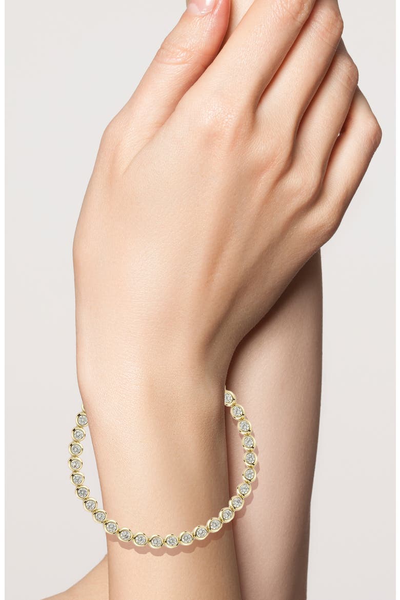 Bezel Tennis Bracelet, Alternate, color, GOLD