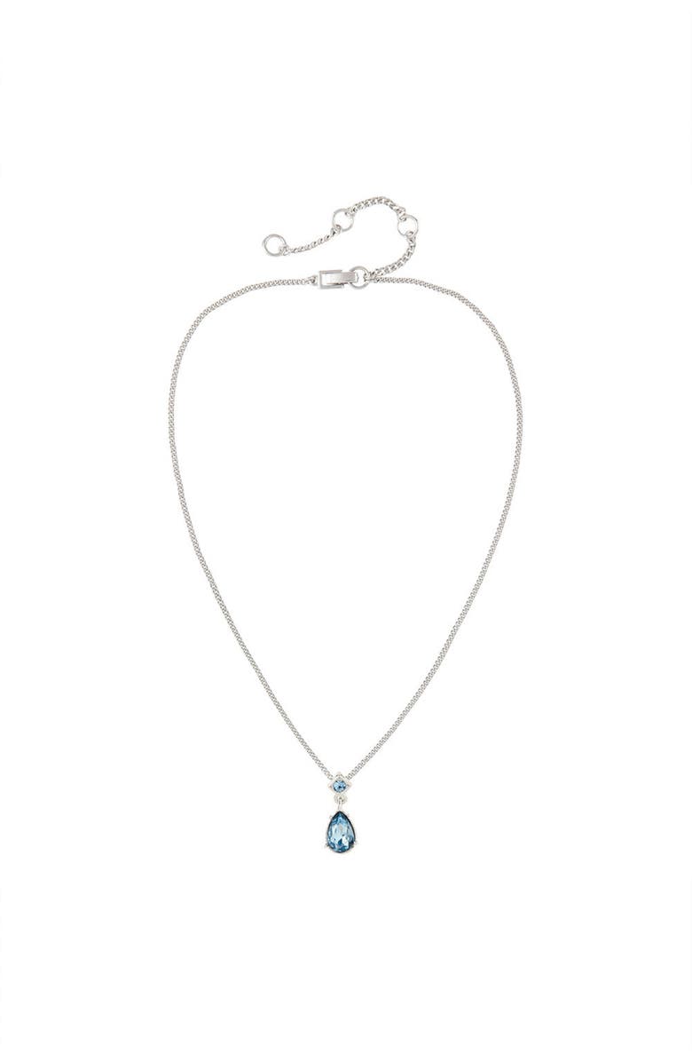Susan Caplan Givenchy Sapphire Clip-On Earring and Necklace Set, Alternate, color, Set