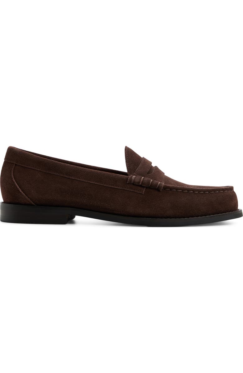 G.H.BASS Berkeley Penny Loafer, Alternate, color, Dark Brown Suede
