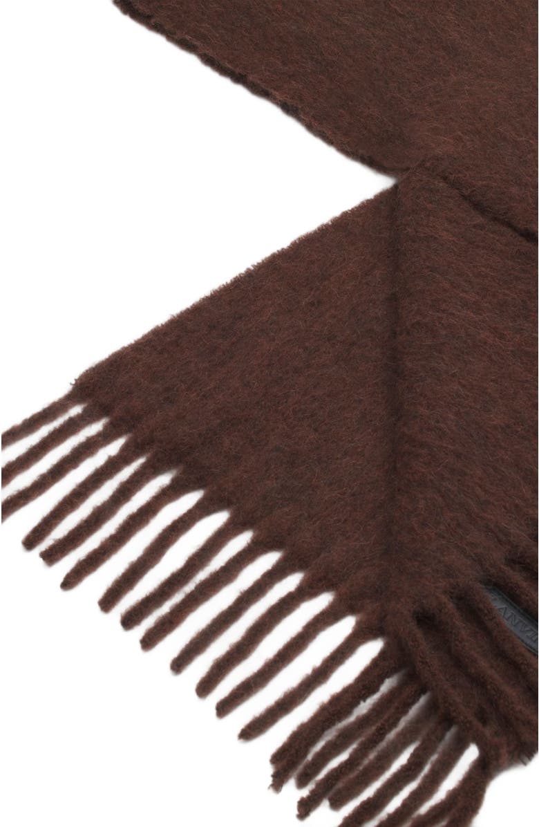 Lanvin fringed Scarf in wool, Alternate, color, 