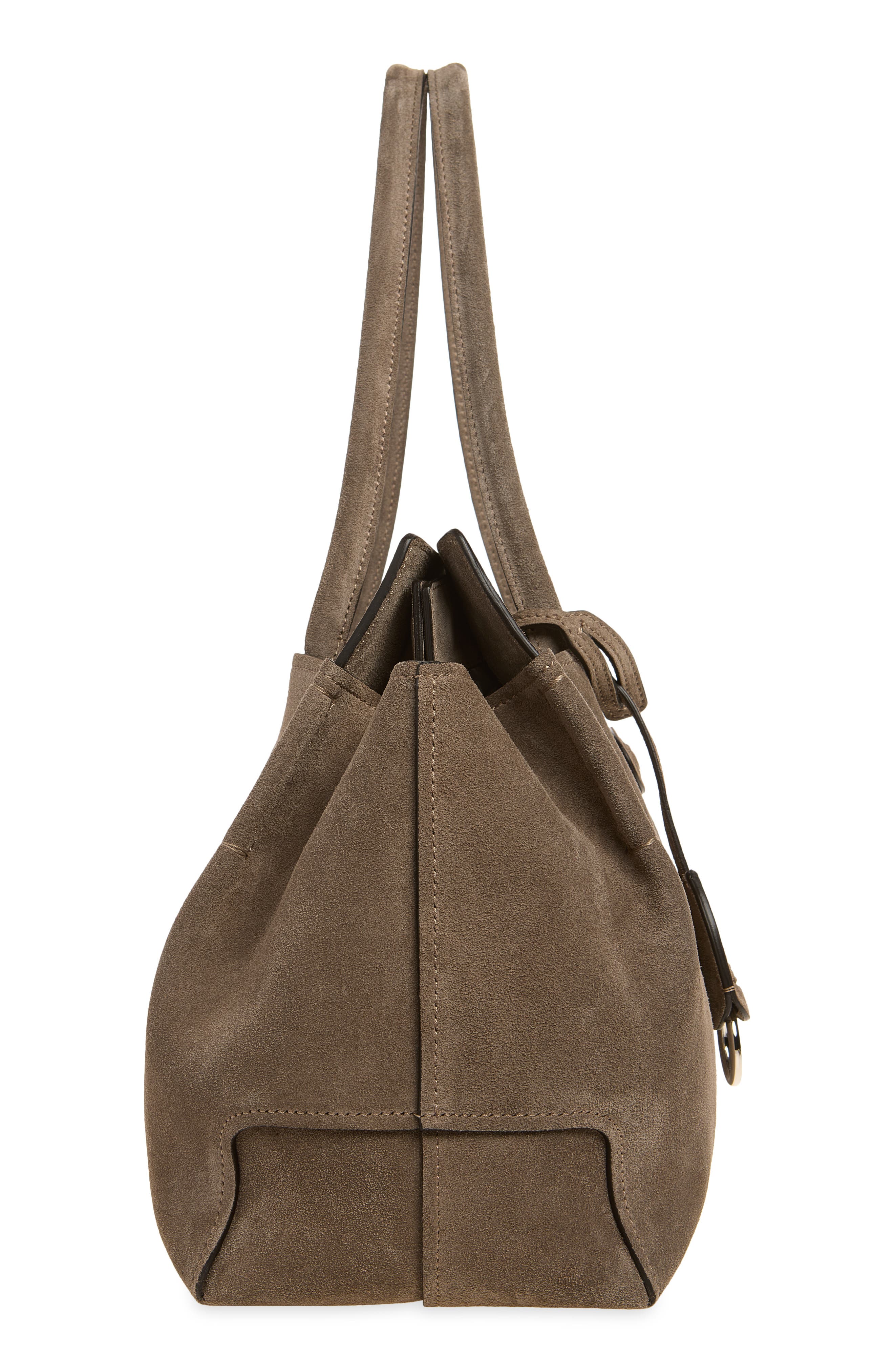 Shopping Leather Tote, Alternate, color, ARGILLA SCURO