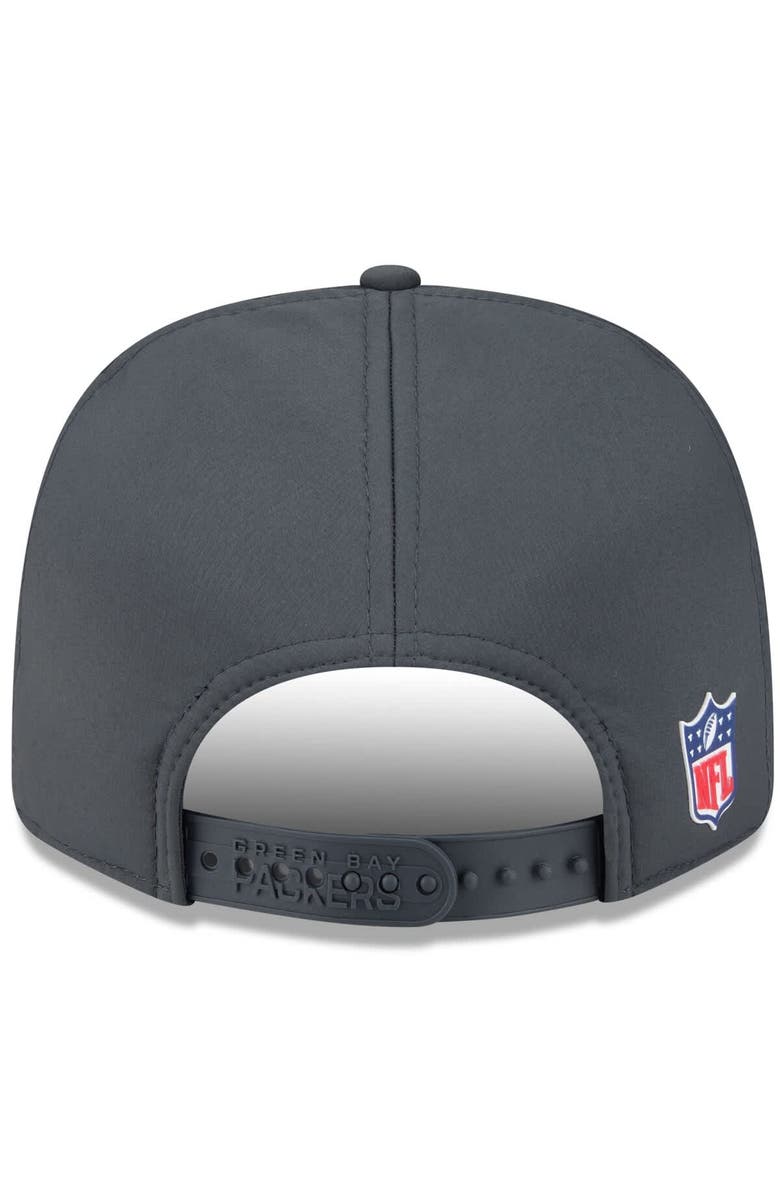 New Era Men's New Era Charcoal Green Bay Packers 2025 Sideline Cold Weather 9SEVENTY Adjustable Hat, Alternate, color, 