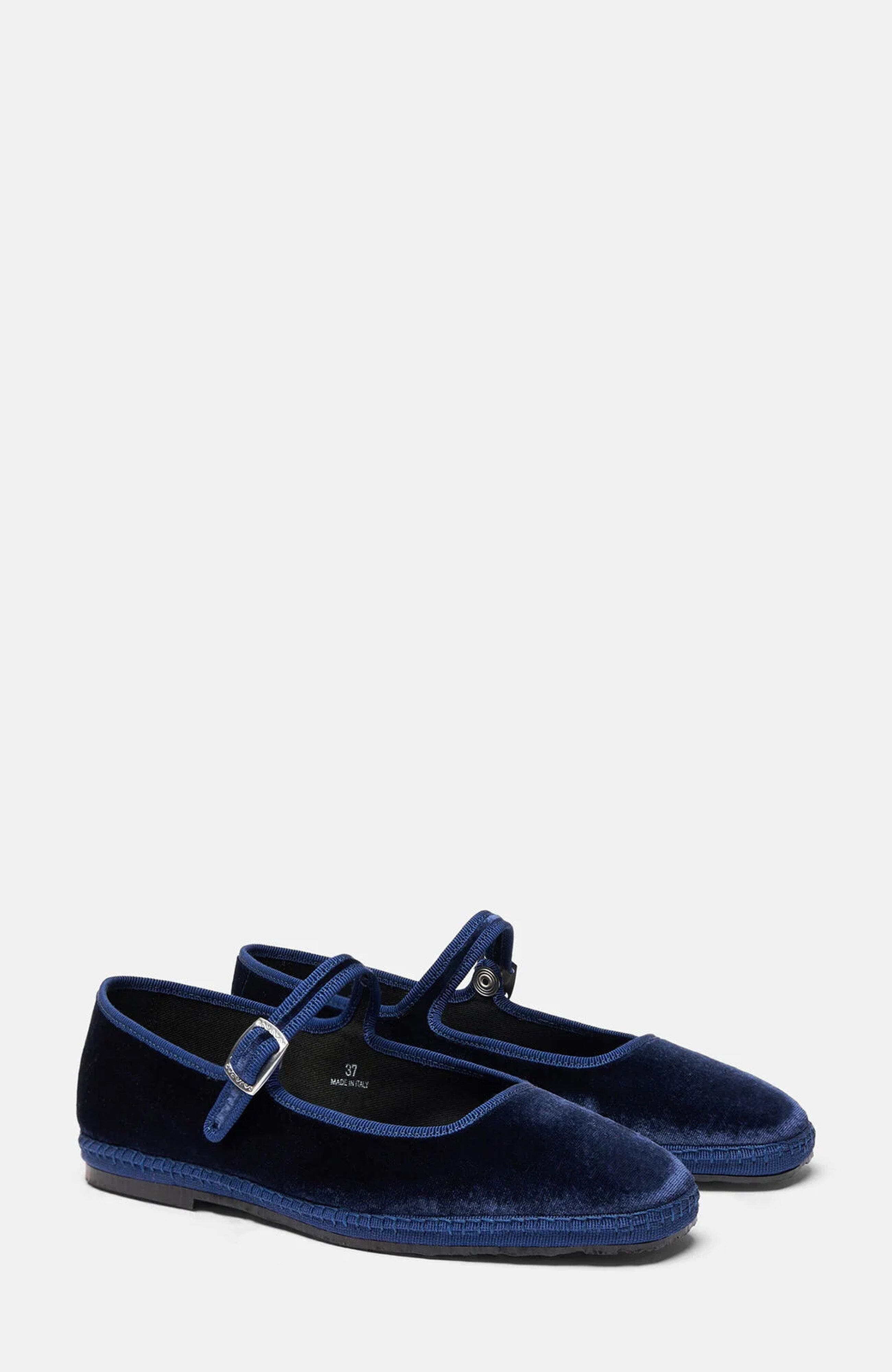 Petra Slippers, Main, color, Blue - Velvet