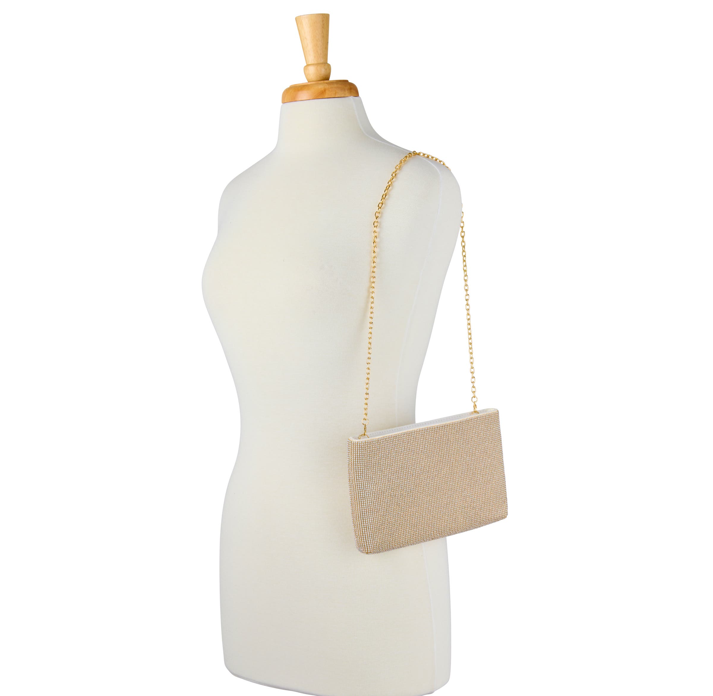 Lainey Crystal Clutch, Alternate, color, Opal Crystal