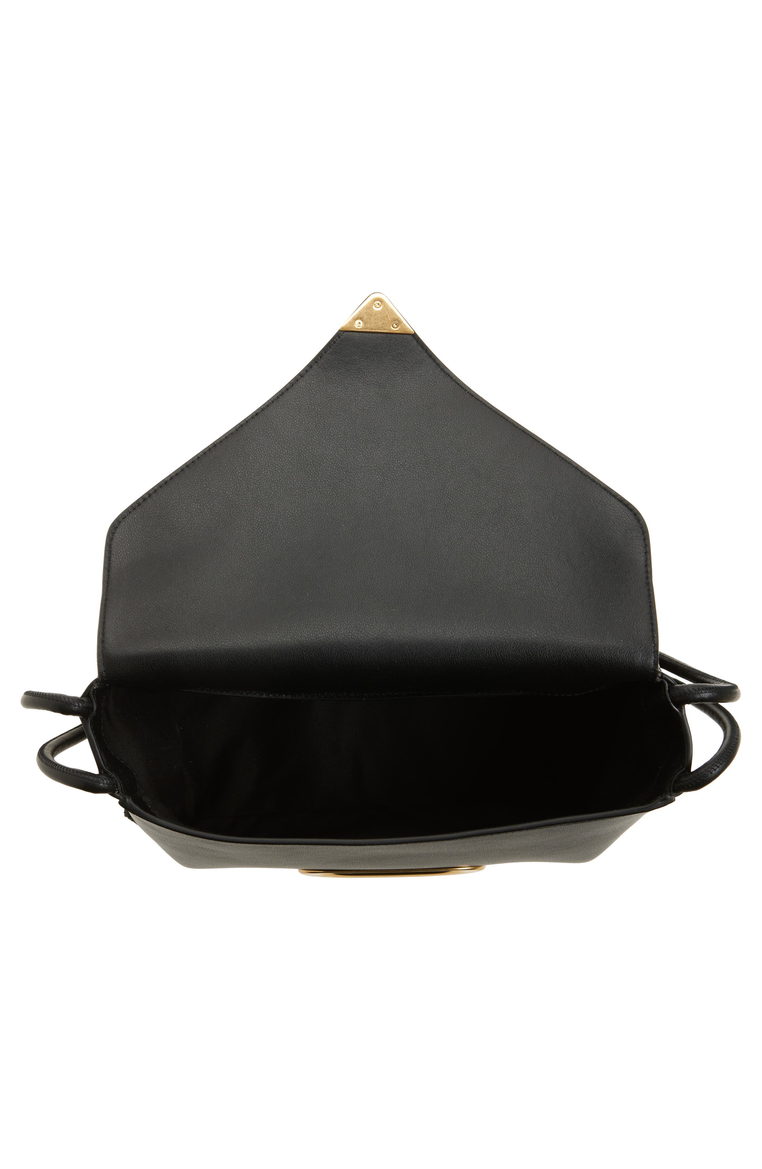 Wandler Veneto Leather Shoulder Bag, Alternate, color, Black 3200