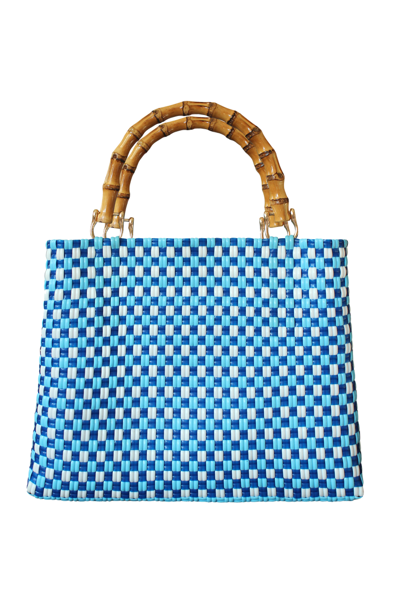 BRUNNA.CO The Tuku Recycled Market Tote Bag, Main, color, Blue