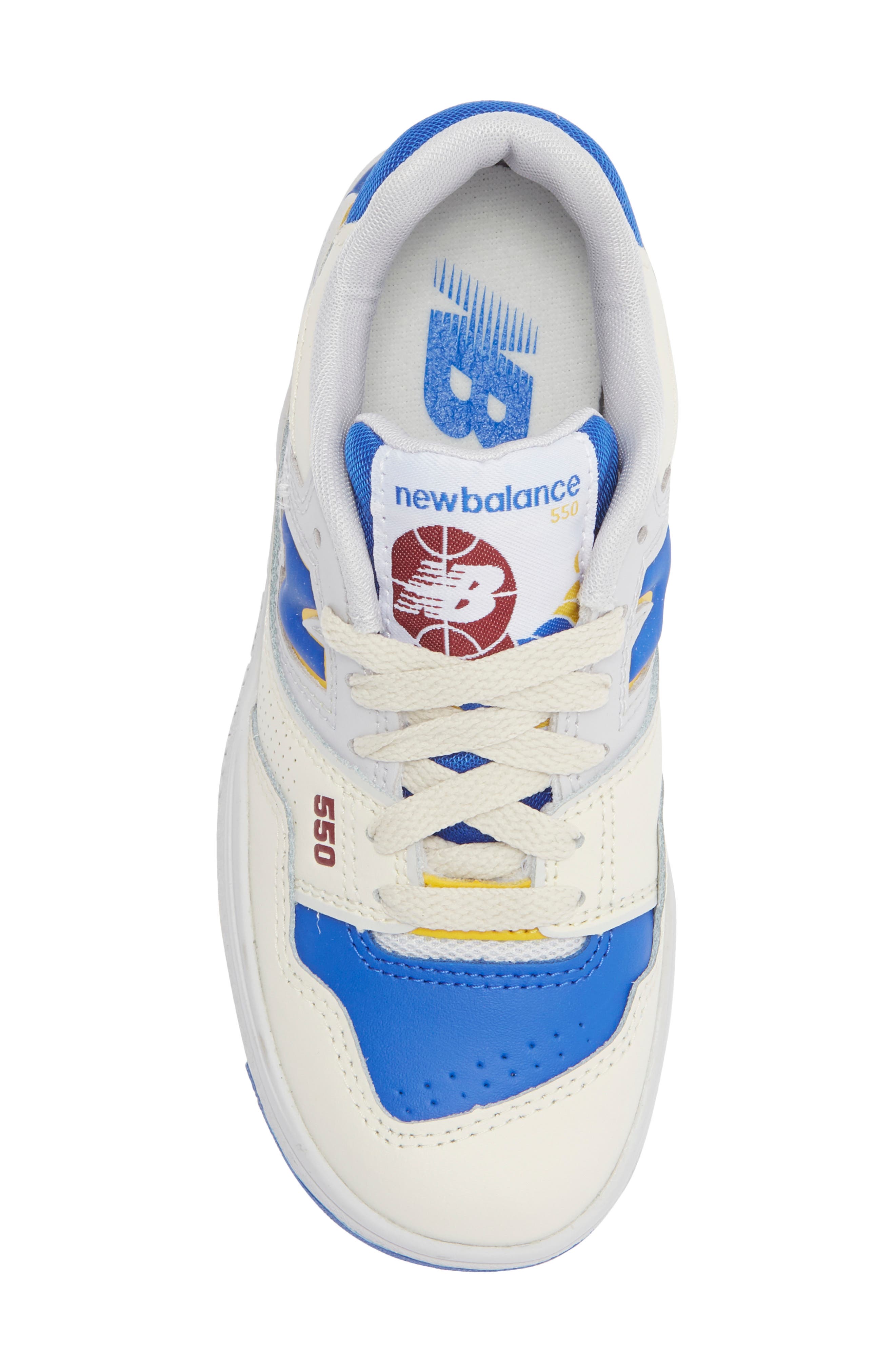 New Balance Kids' 550 Basketball Sneaker, Alternate, color, White