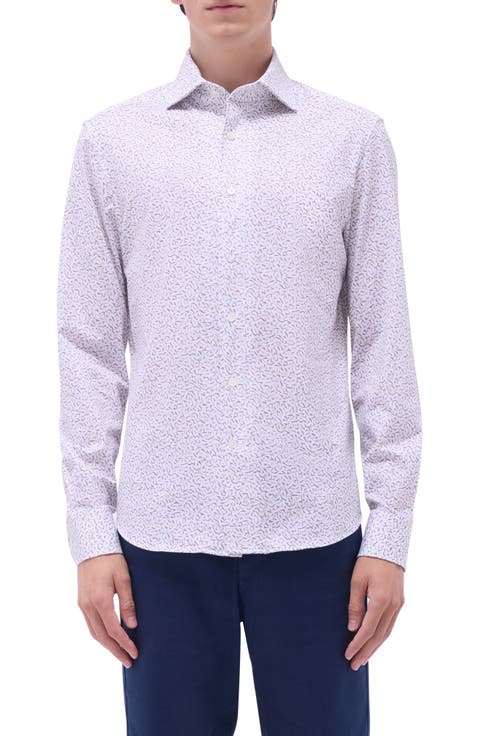 Devon OoohCotton® Abstract Button-Up Shirt