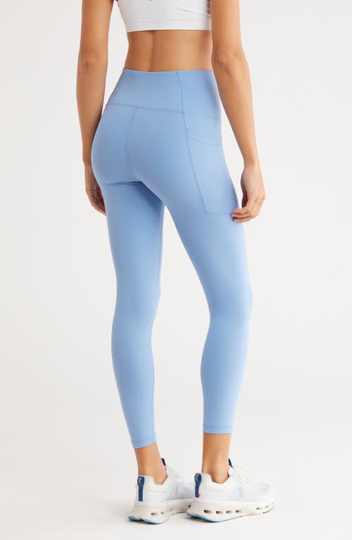 Z By Zella Perform High Waist Pocket 7/8 Leggings In Blue