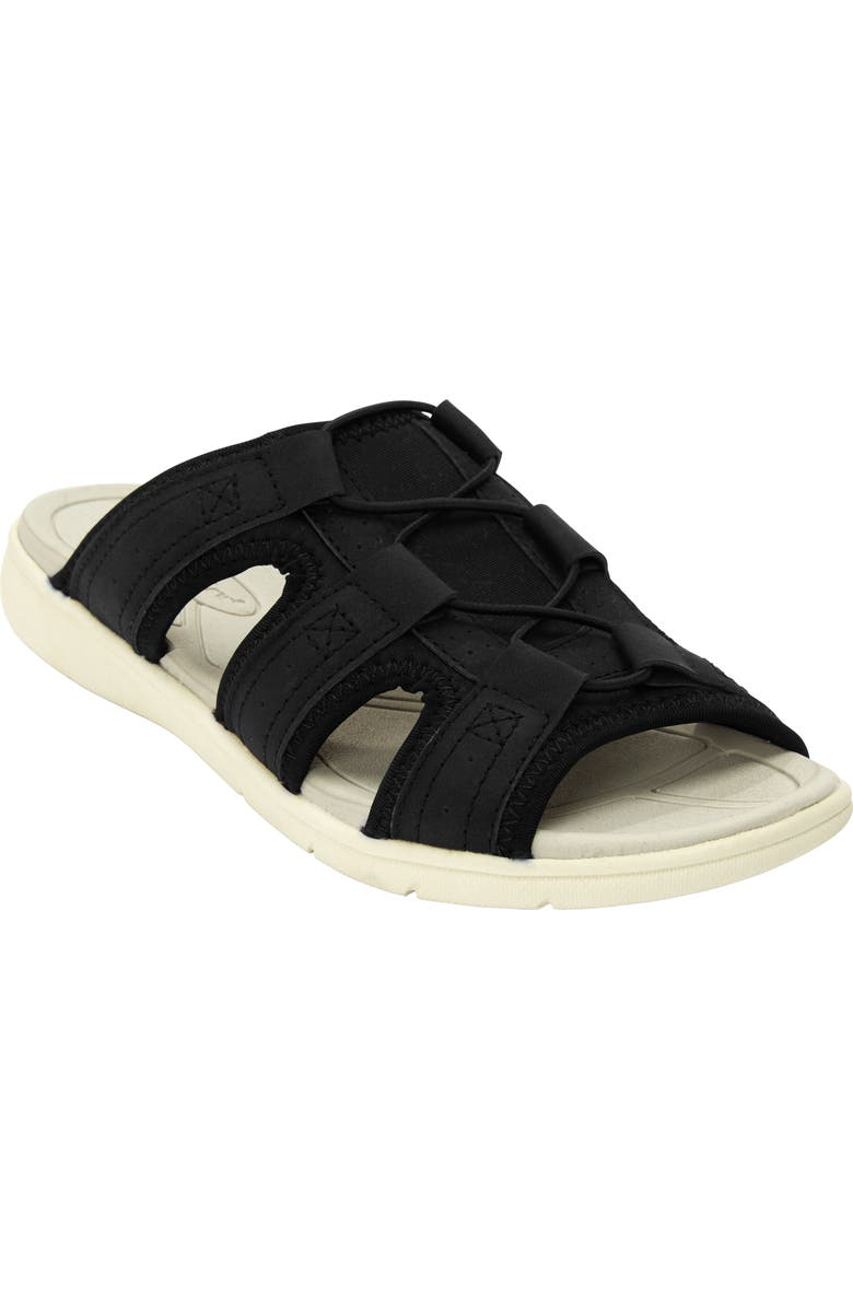 Comfortview The Alivia Water Friendly Slip On Sandal, Main, color, Black