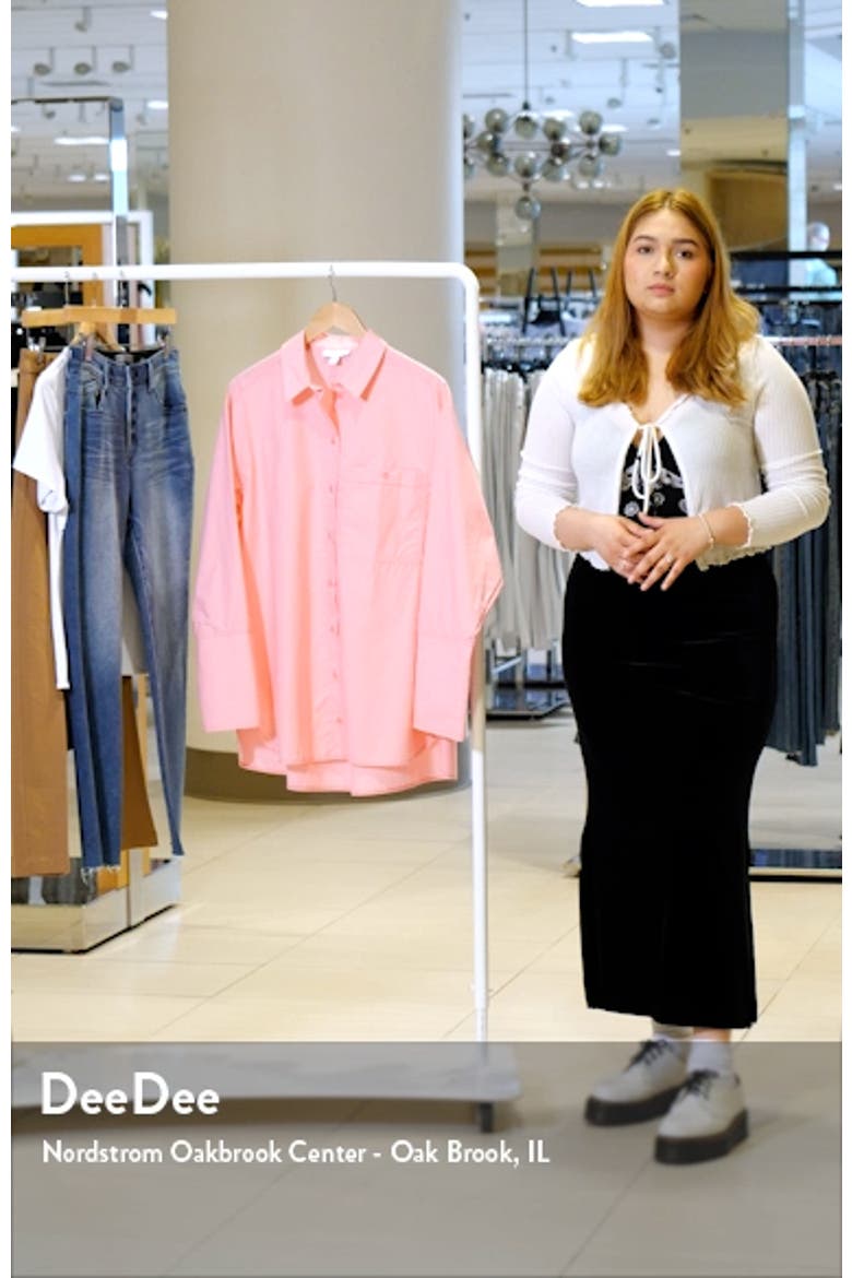 Women's Cotton Poplin Button-Up Shirt video