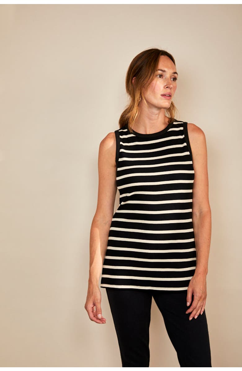 The Bshirt Women's Rib Racer Vest, Main, color, 