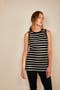 selected Black / White Stripe