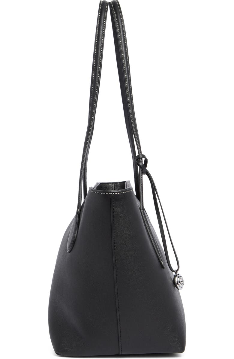 LIFFNER Sprout Midi Calfskin Tote, Alternate, color, Black