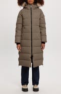 Noize Winter Long Parka with Faux Fur Trim
