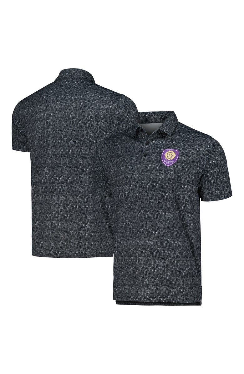 ANTIGUA Men's Antigua Black Orlando City SC Figment Polo, Alternate, color, Black