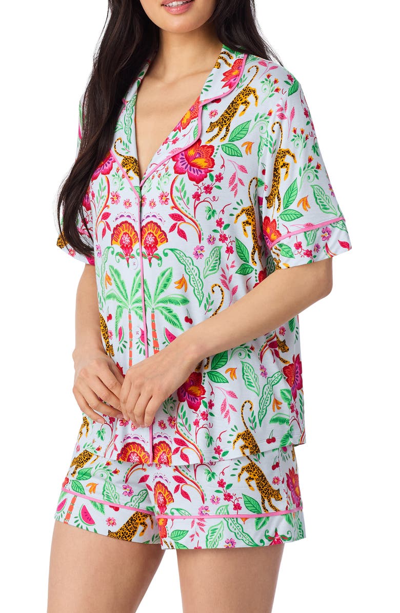 Room Service Pjs Print Short Pajamas, Alternate, color, 